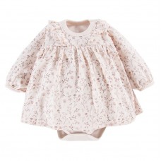 Eevi - Otroški bodi - tunika s cvetličnim potiskom