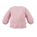 Eevi - Otroški pulover roza s pikicami Medvedek