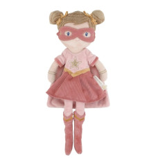 Little Dutch - Mehka igrača Punčka Superhero Rosa