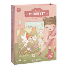 Little Dutch - Set za barvanje Rosa Fairy Garden