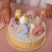 Little Dutch - Lesena rojstnodnevna torta Pink