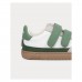 Muris - Barefoot čevlji Petra Mini Forest Green/White