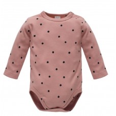 Pinokio - Otroški bodi Tres Bien Roza s pikami